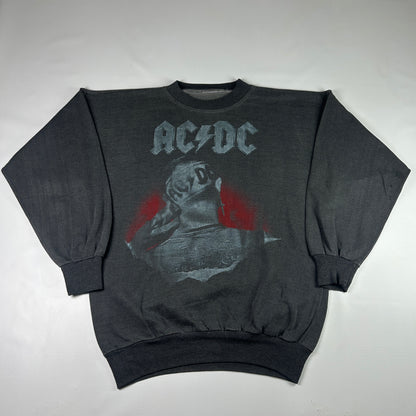 L - 1990's AC/DC Vintage Graphic Crewneck Sweatshirt