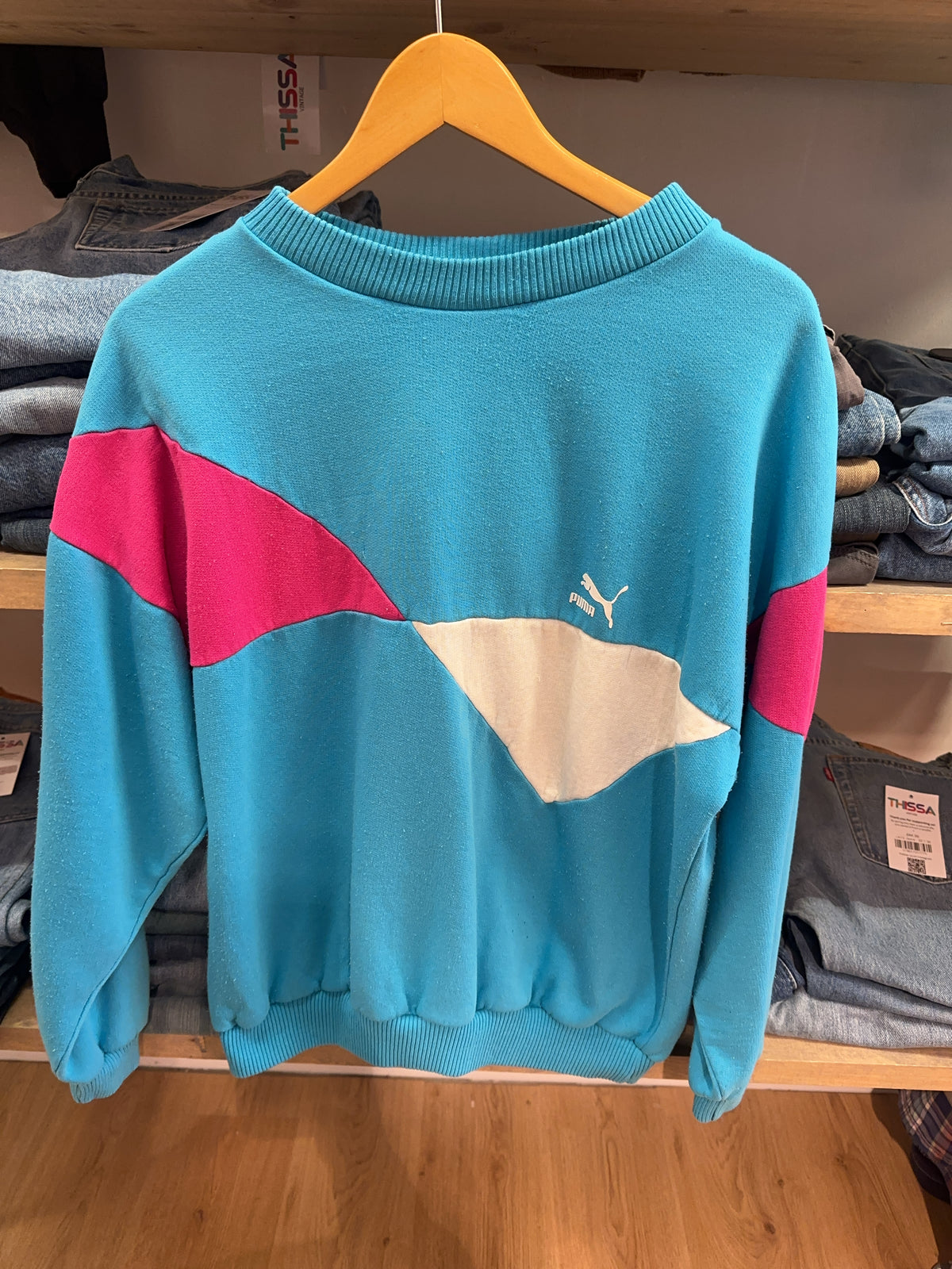 S - Vintage 1980's Puma Sweatshirt