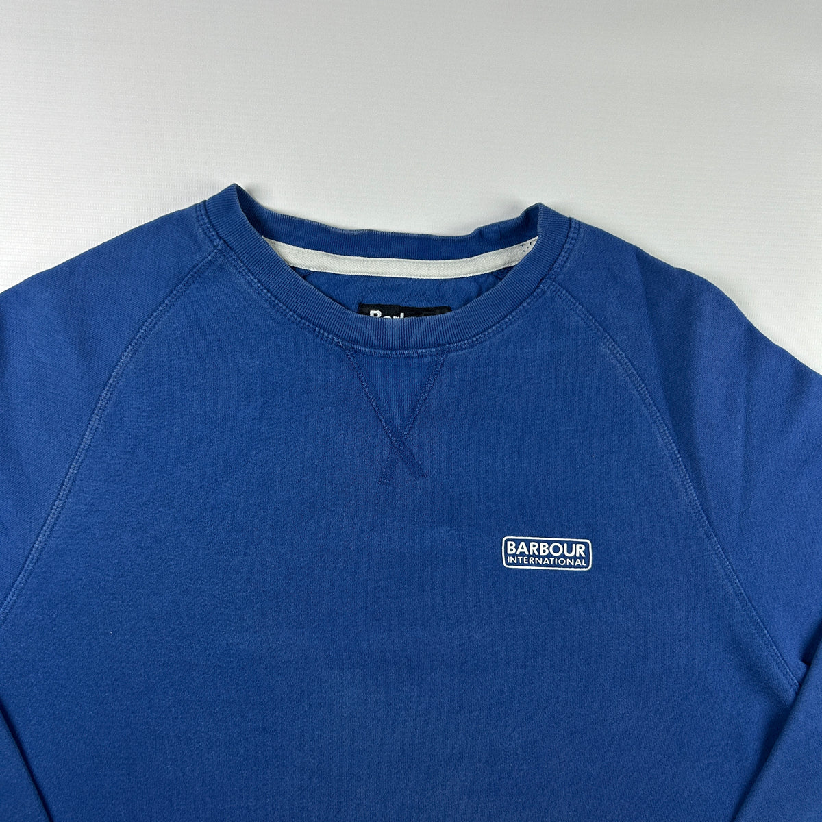 S - 2010's Barbour International Blue Sweatshirt