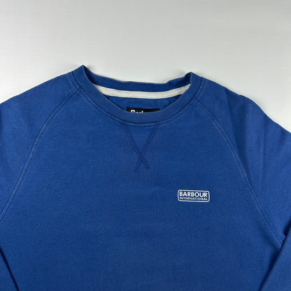 S - 2010's Barbour International Blue Sweatshirt