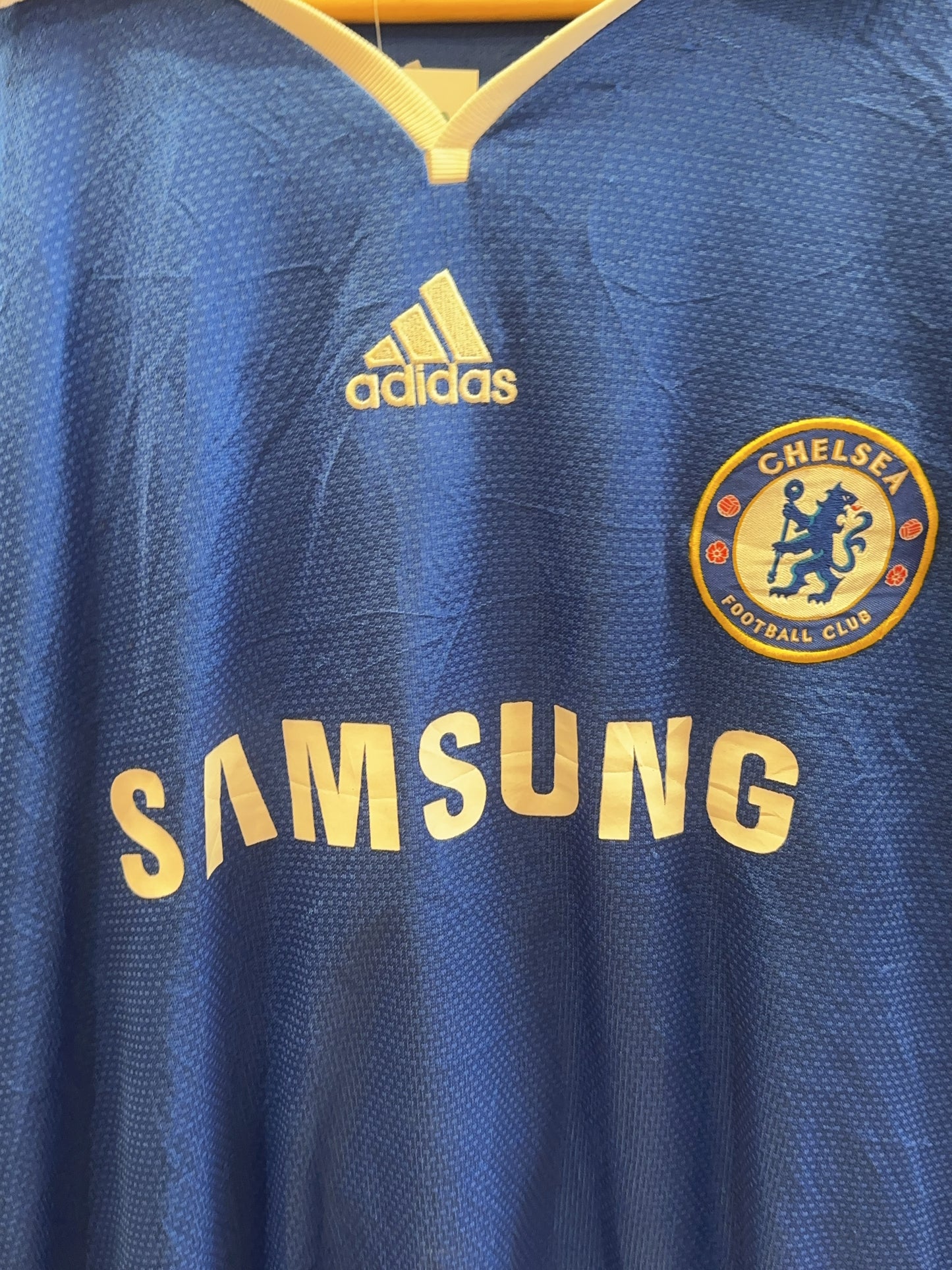 2006-2008 Chelsea FC Lampard Adidas Home Football Shirt 8 - XL