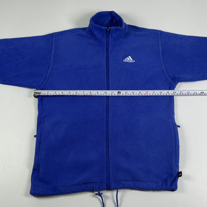 S - 1990's Adidas Fleece Full-Zip