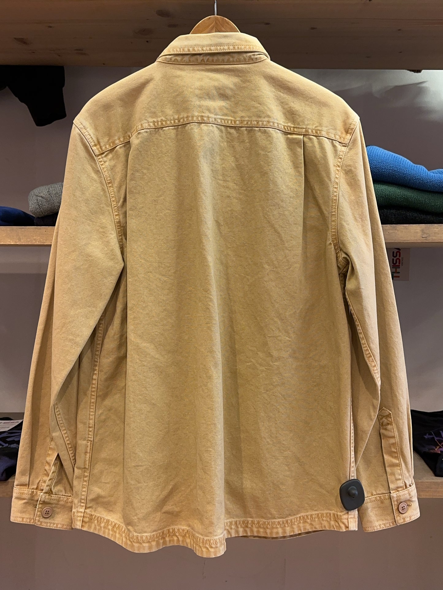 M - Barbour Regular Fit Beige Utility Overshirt Jacket