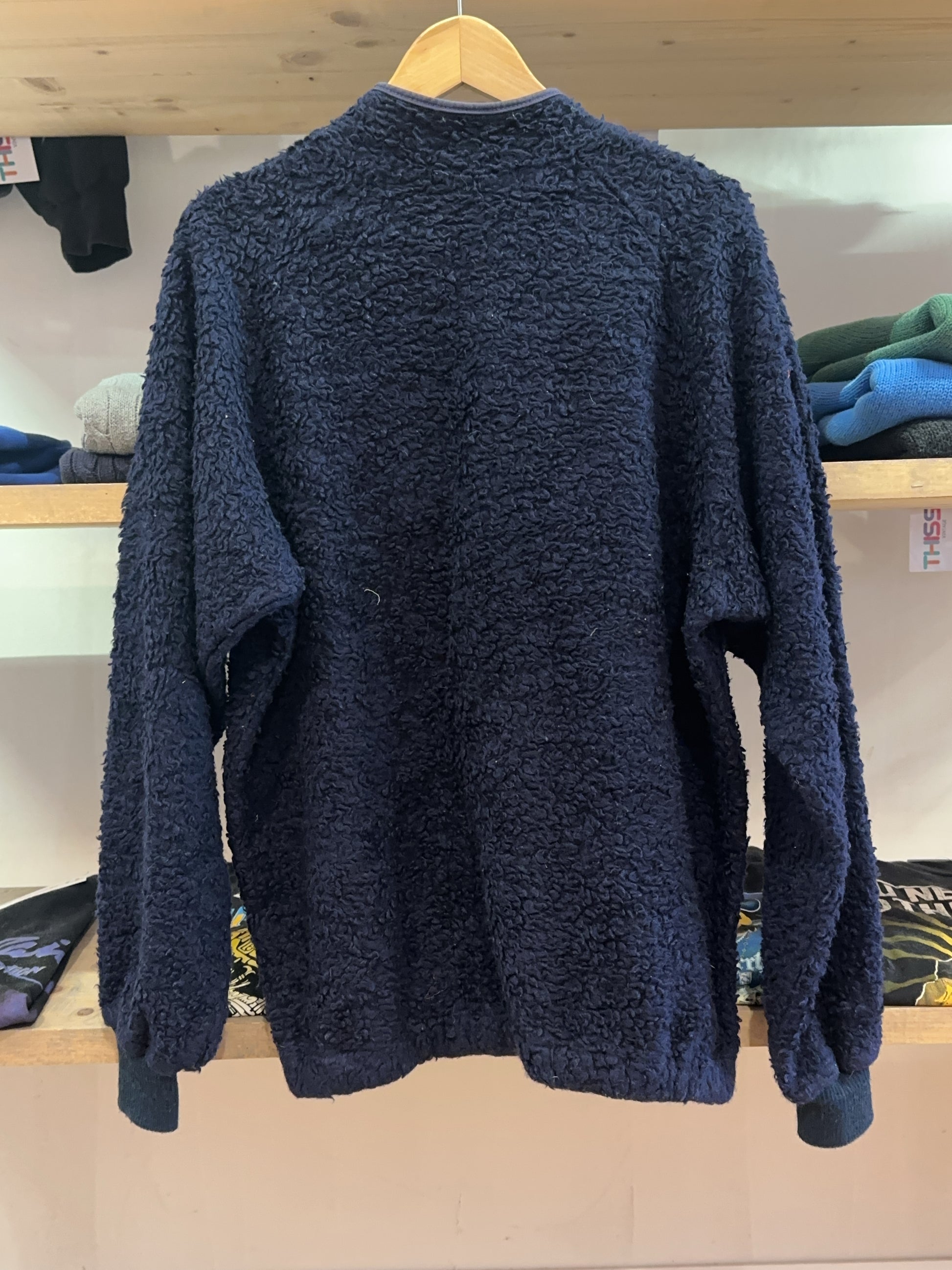 L - Vintage 2010's Helly Hansen Deep Pile Sherpa Fleece Jacket