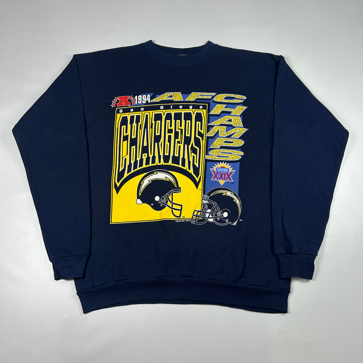 M - 1994 San Diego Chargers AFC Champions Crewneck Sweatshirt