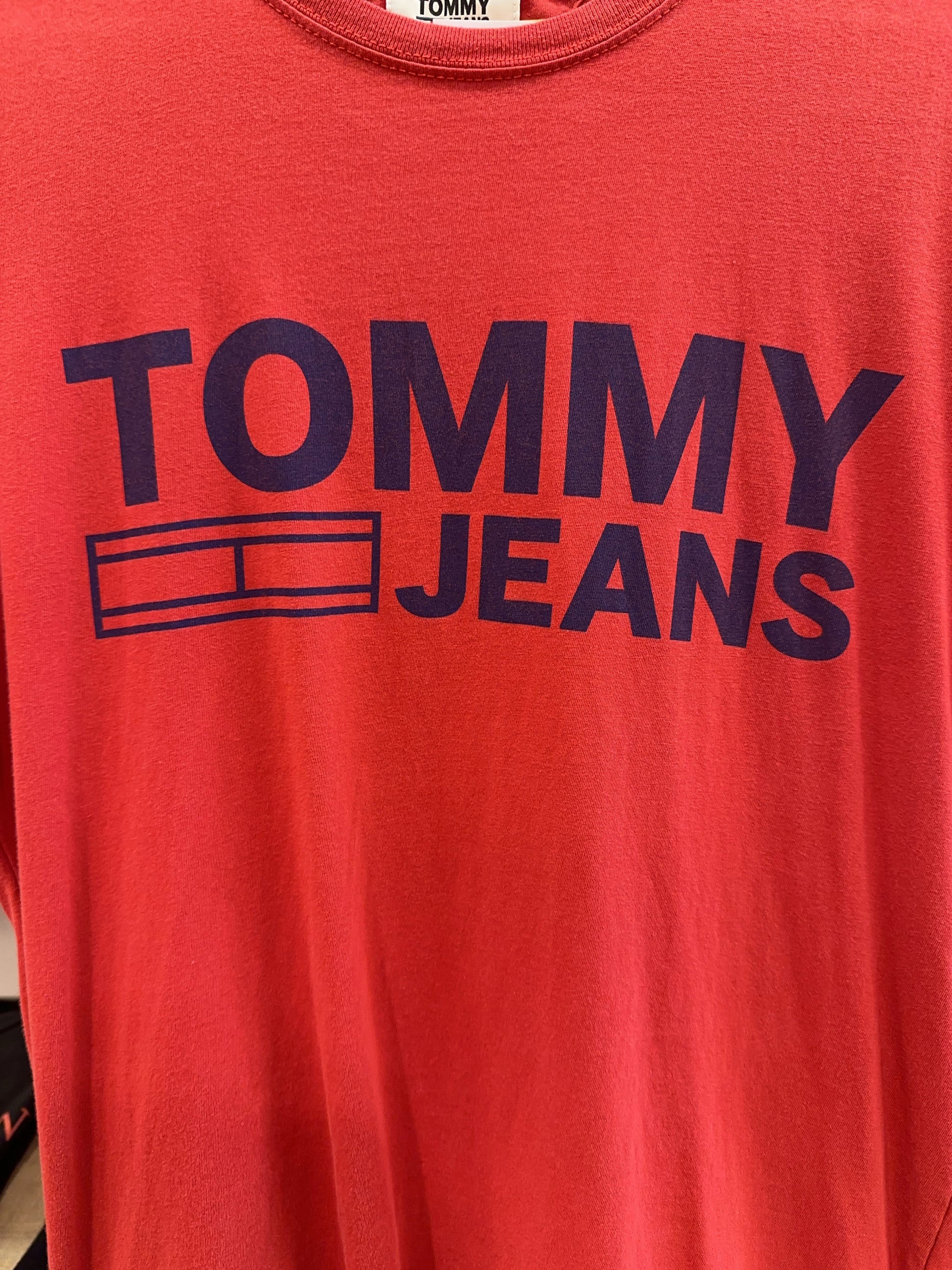Tommy Jeans Red Logo T-Shirt