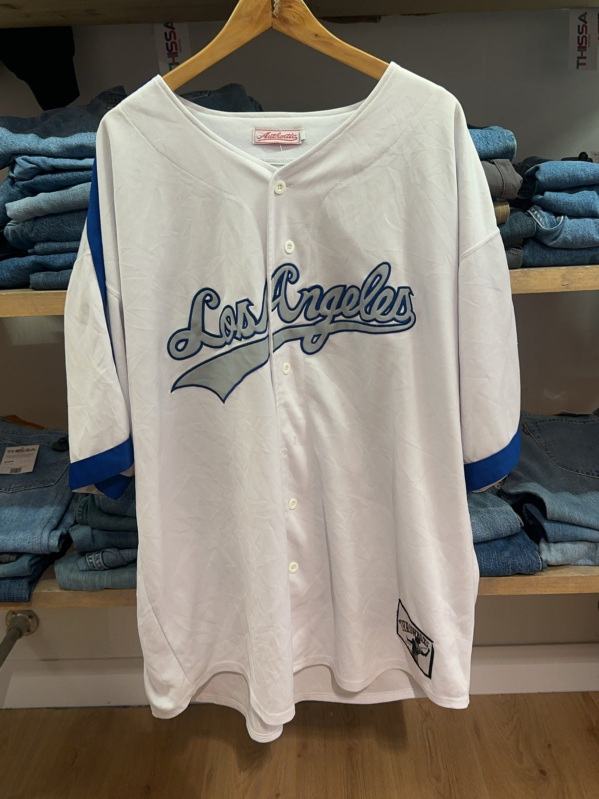 XXL - Los Angeles #42 Authentic MLB Baseball Jersey