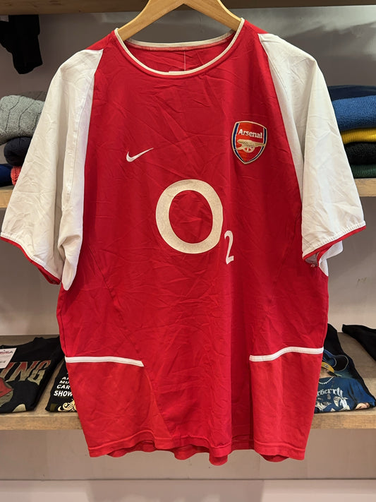 2004-2005 Arsenal FC Nike Home Football Shirt - XL