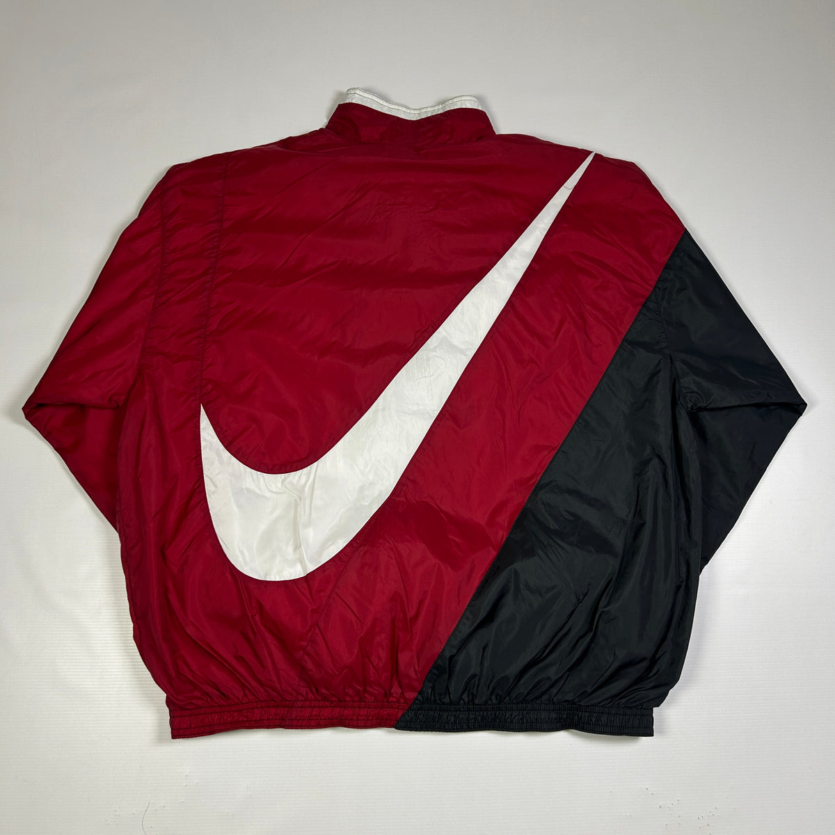 L - Vintage 1990's Nike Big Swoosh Windbreaker Jacket