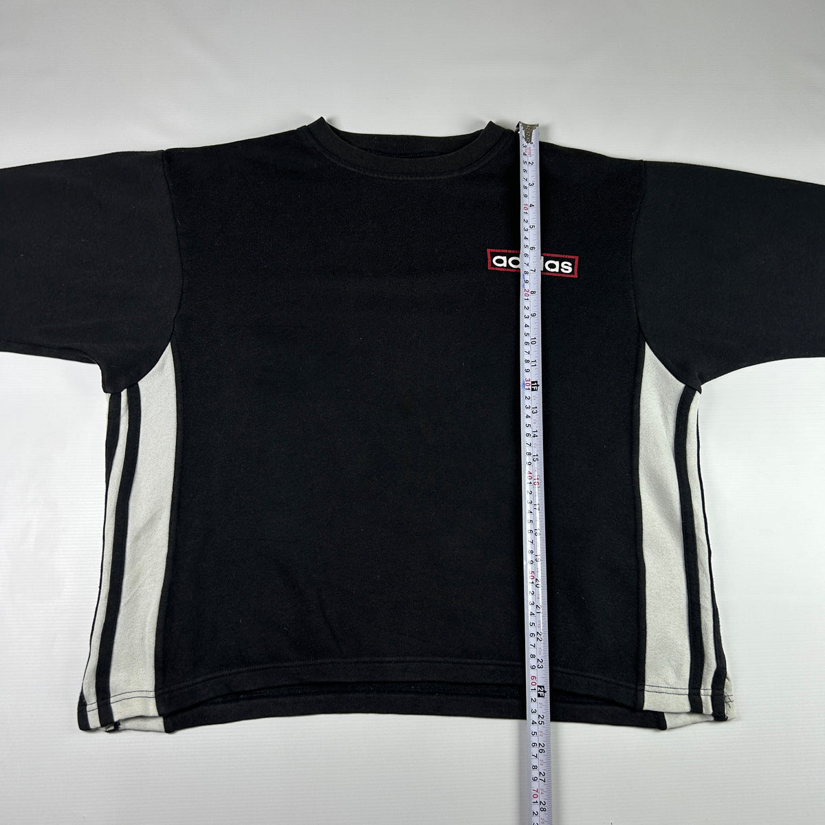 L - 1990's Adidas Black Graphic Long Sleeve Sweatshirt