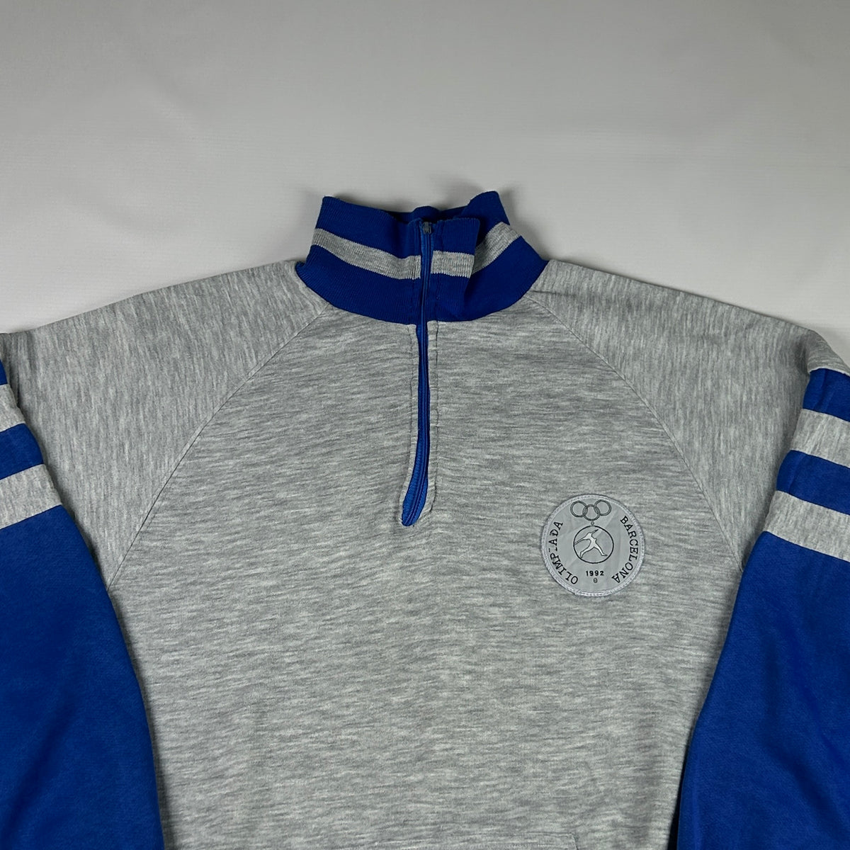L - 1992 Olympic Olympiada Barcelona Half-Zip Track Jacket