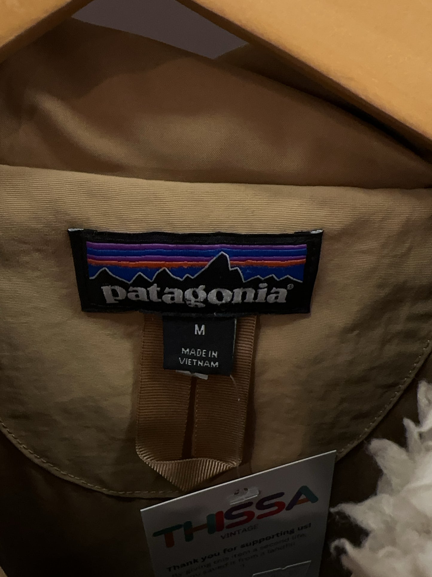 Patagonia Sherpa Fleece Hooded Longline Jacket - M