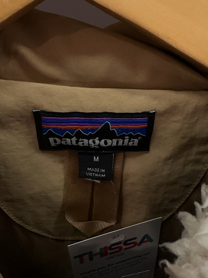 Patagonia Sherpa Fleece Hooded Longline Jacket - M