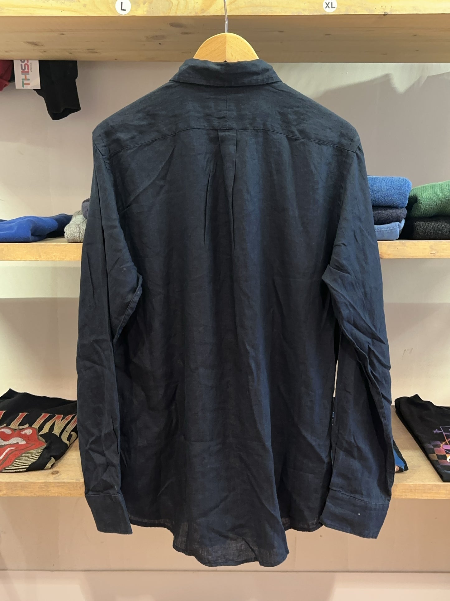 L - Ralph Lauren Linnen Shirt