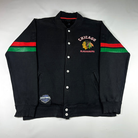 L - 1990's Chicago Blackhawks NHL Varsity Jacket