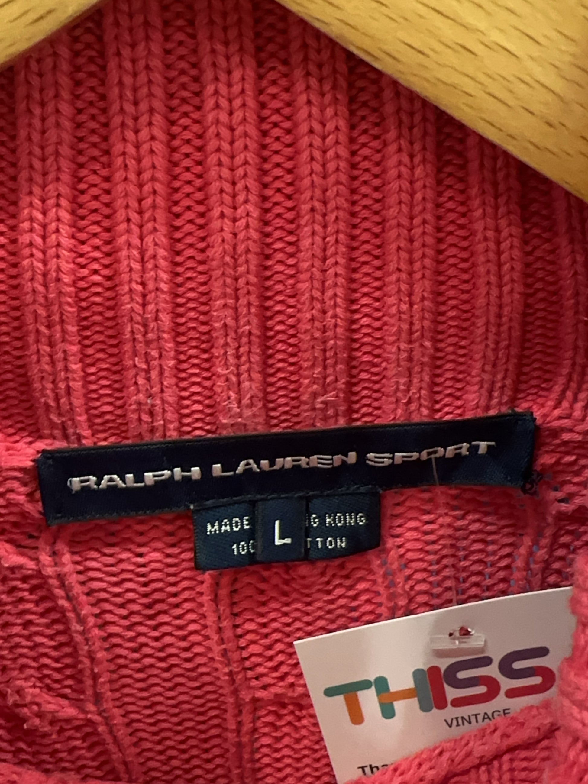 Ralph Lauren Cable Knit - L