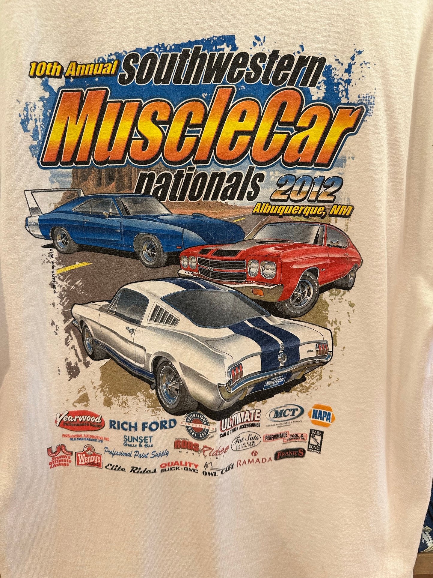 XL - 2012 Southwestern Muscle Car Nationals Albuquerque T-Shirt