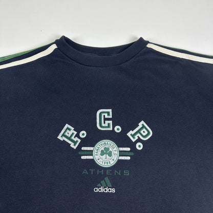 M - Vintage 1990's Adidas Panathinaikos Athens Crewneck Sweatshirt