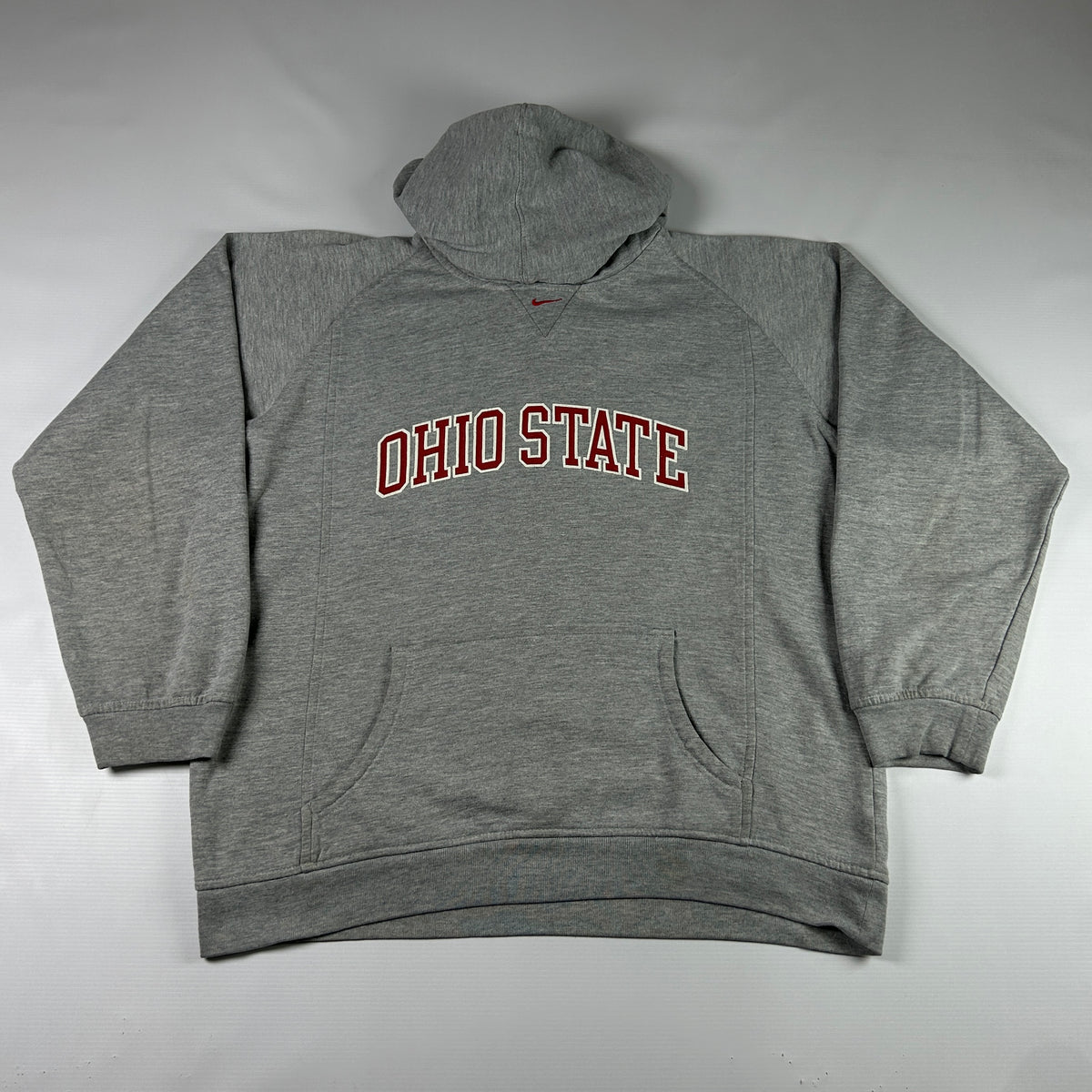 M - 1990's Nike Ohio State Buckeyes Gray Pullover Hoodie