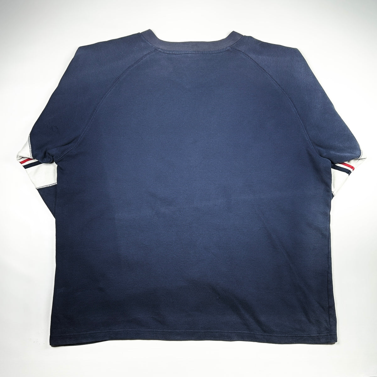 XL - Nike 2000's Navy Long Sleeve V-Neck T-Shirt