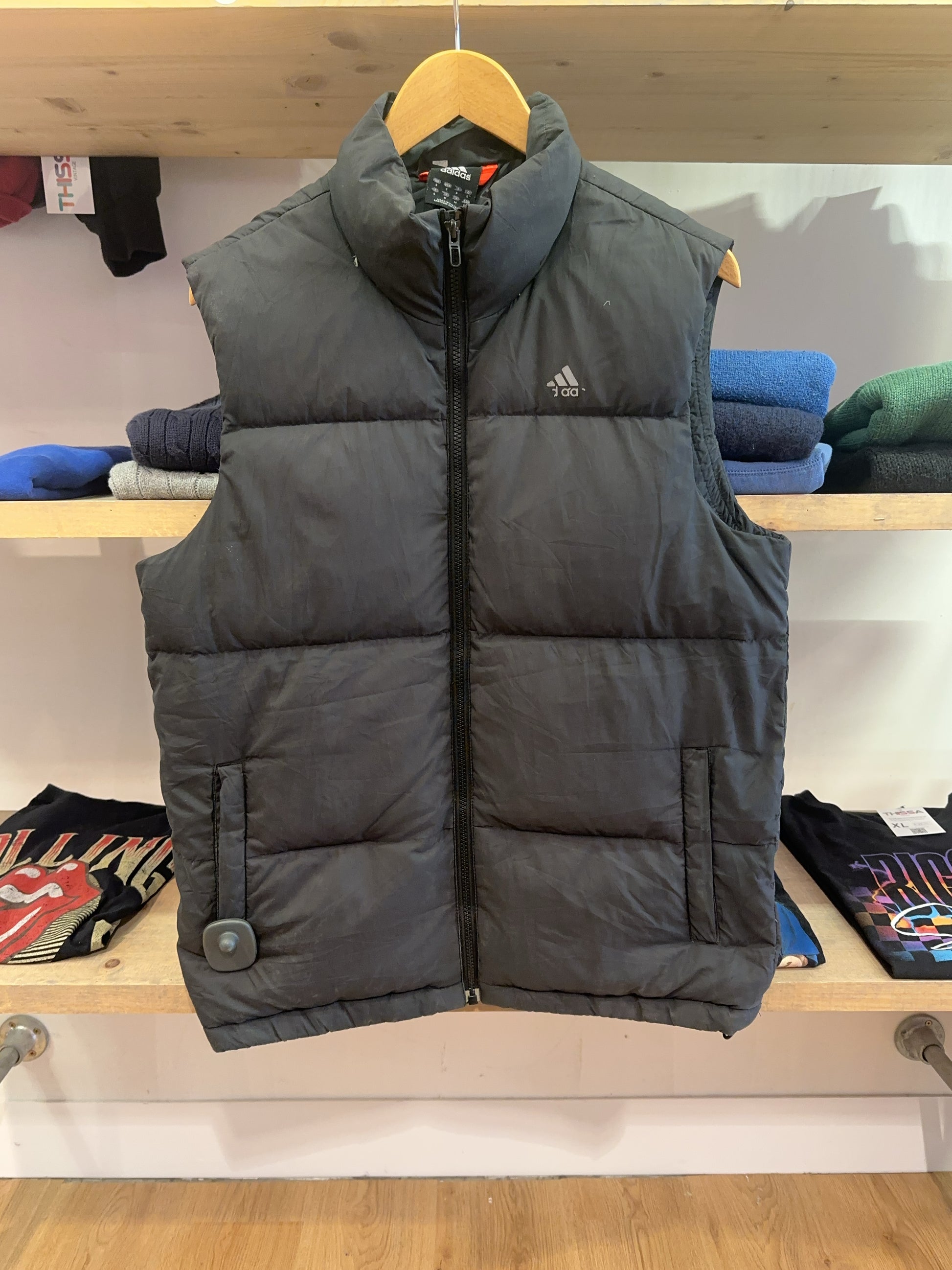 S - Vintage Adidas Puffer Bodywarmer