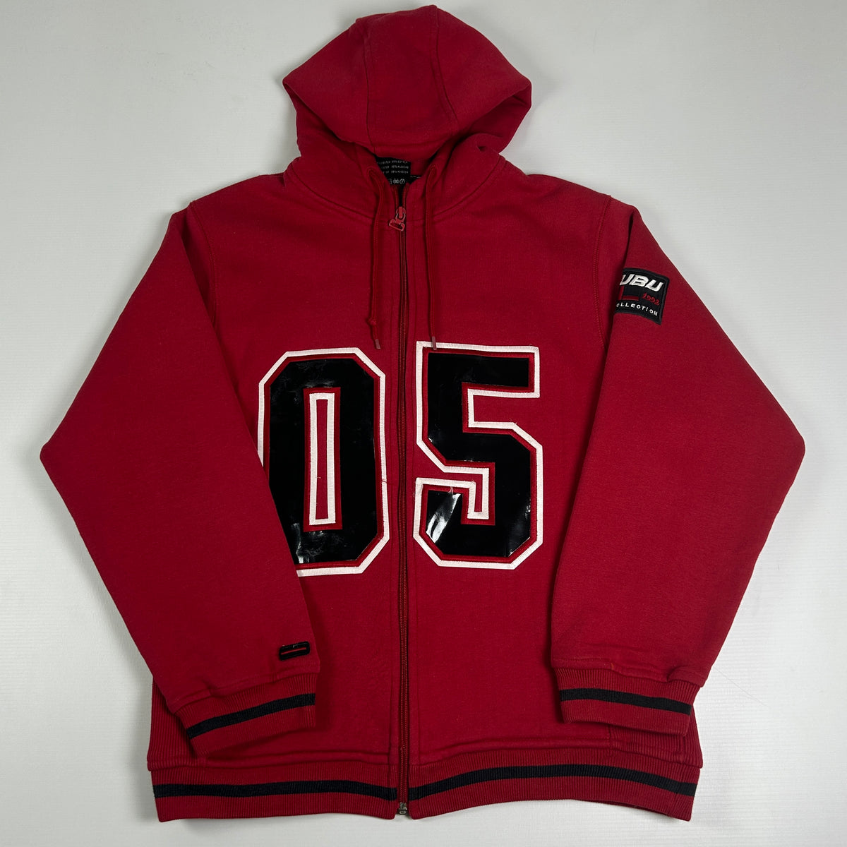 XXS - Vintage 2000's Red FUBU 05 Zip-Up Hoodie