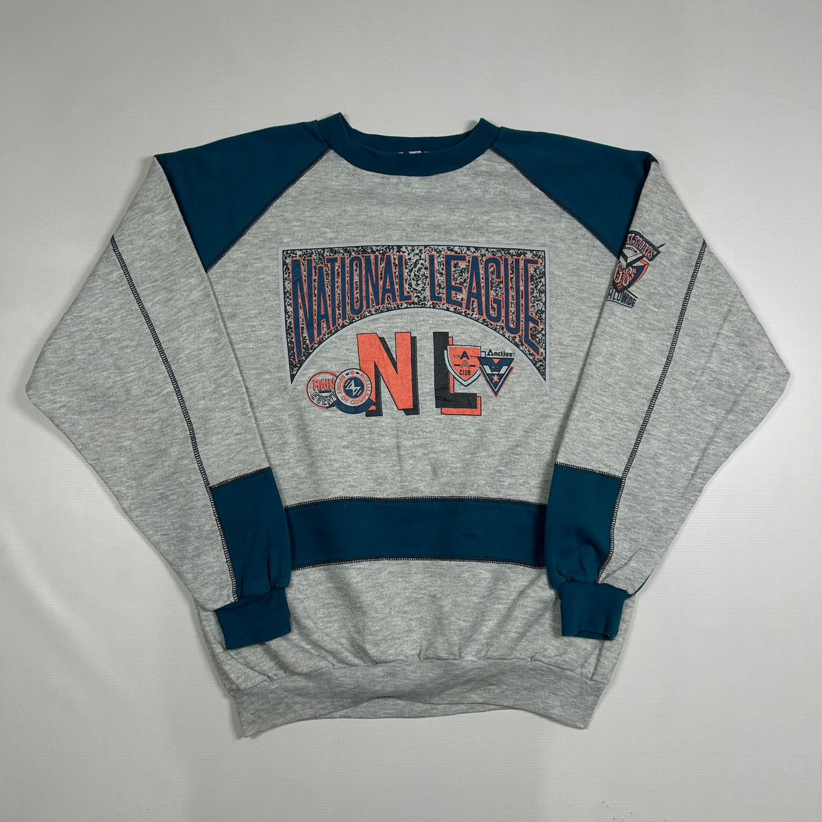 M - Vintage 1990's Activa National League Graphic Sweatshirt
