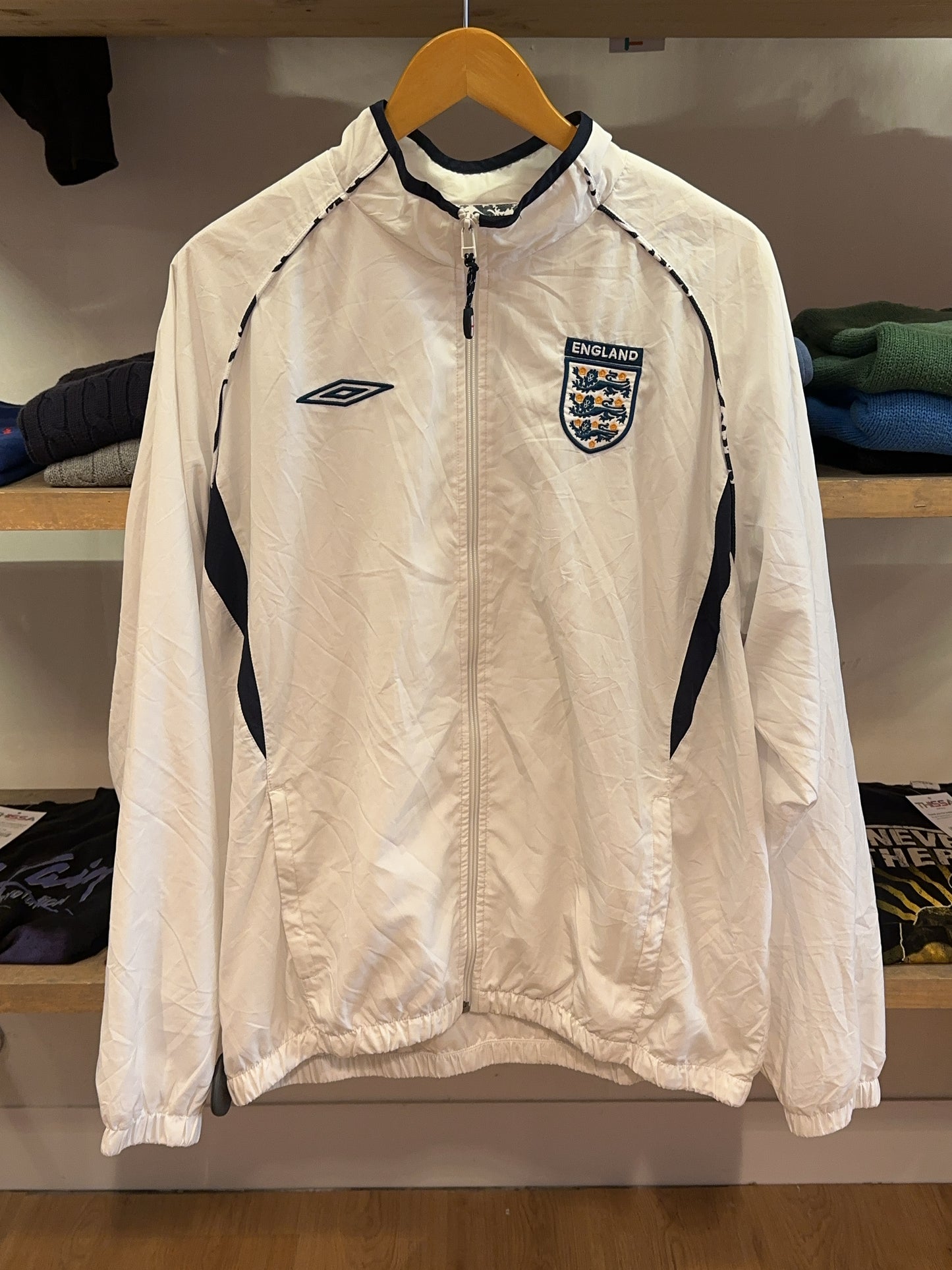 XL - 2007-09 England Umbro Track Jacket