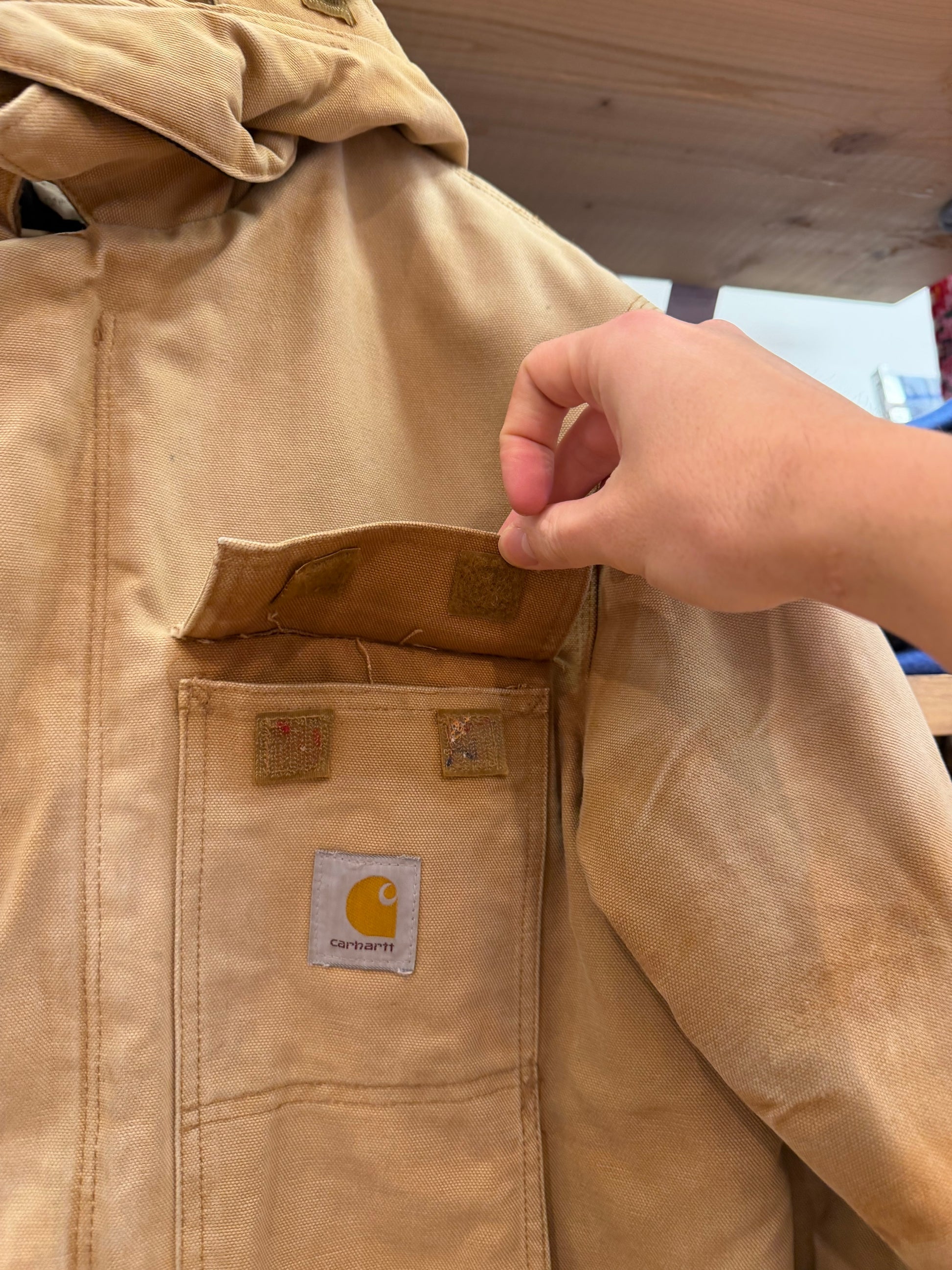 Vintage Carhartt C03 BRN Size 40 Jacket (M)