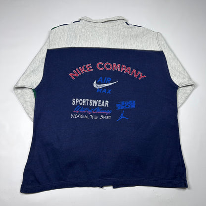 L - Nike Air Max 1990's Colorblock Zip-Up Track Jacket