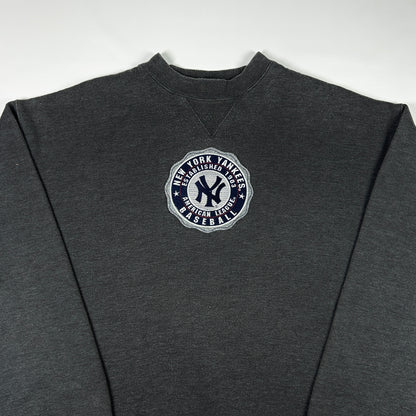 L - Vintage 2000's Adidas New York Yankees MLB Baseball Sweatshirt