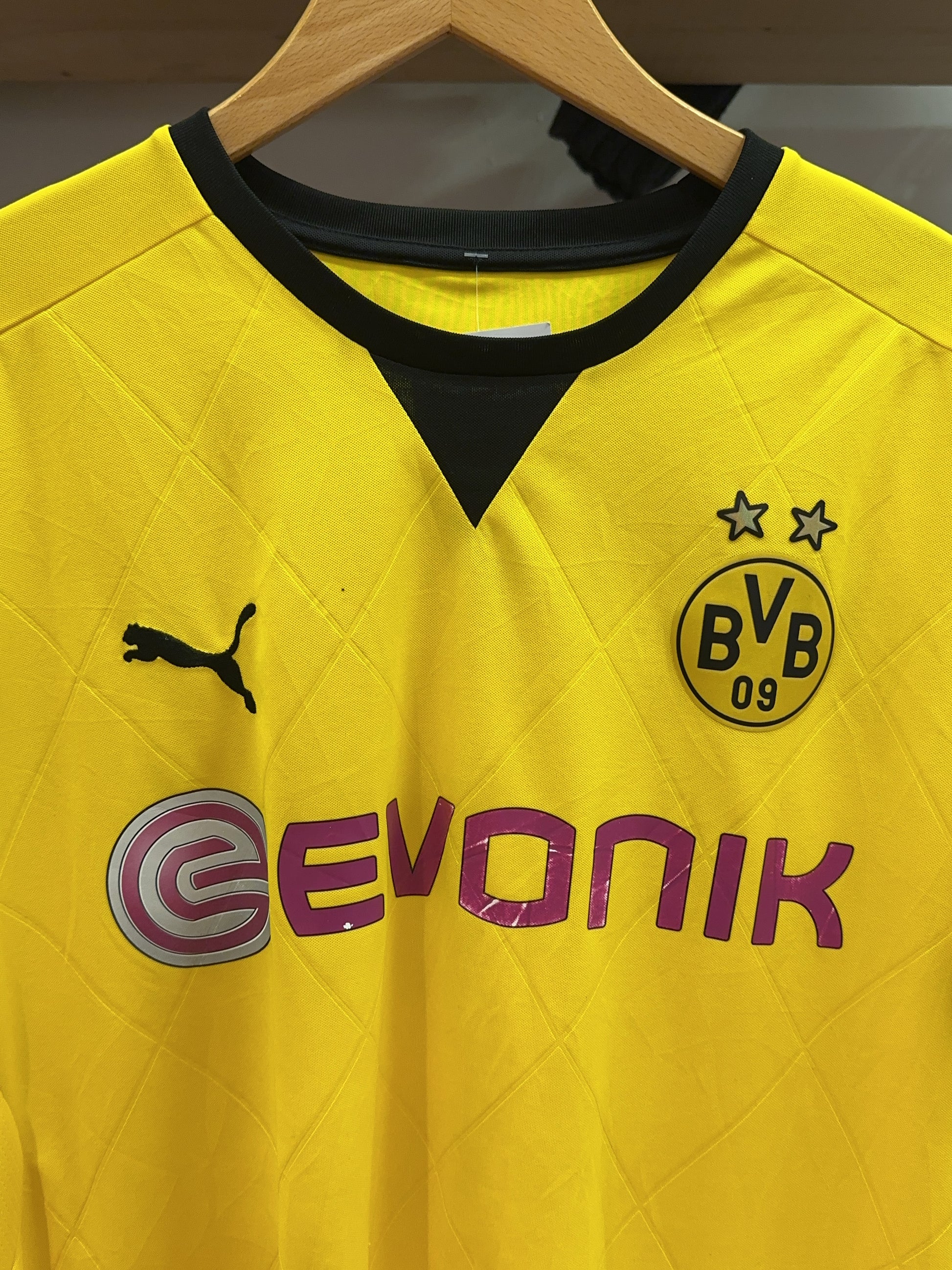 2015-16 Borussia Dortmund Hummels Puma Home Football Shirt #15 - XL
