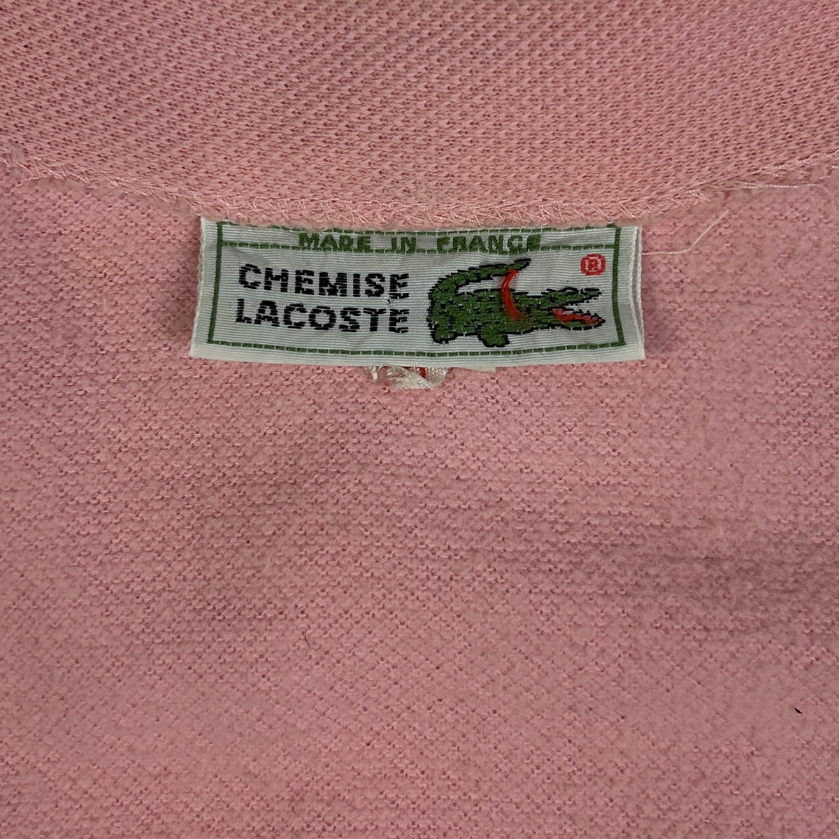 L - 1980's Lacoste Women's Pink Relaxed Fit V-neck Wool Cardigan
