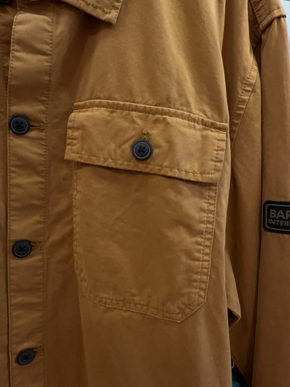 XXL - Barbour International Men's Tan Utility Overshirt Jacket