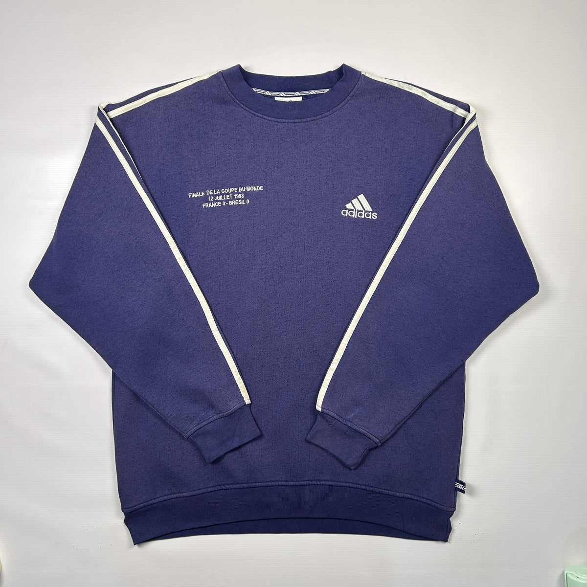 L - Vintage Adidas France 1998 World Cup Sweatshirt