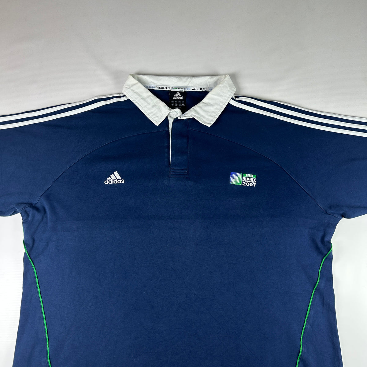 XXL - Adidas Rugby World Cup 2007 France Long Sleeve Polo