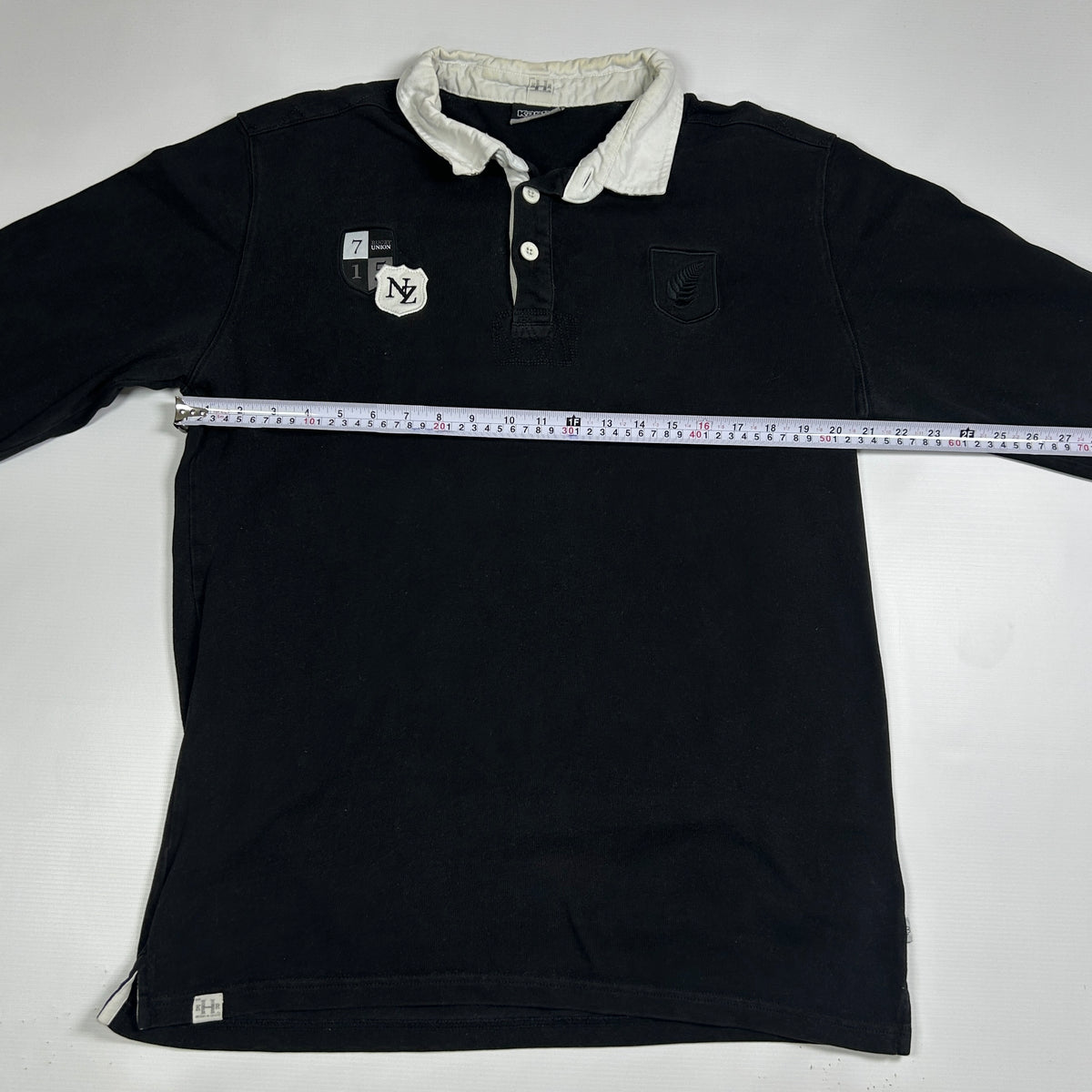 XL - Vintage 2000's Kappa NZ New Zealand Rugby Union Longsleeve Polo
