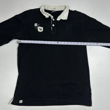 XL - Vintage 2000's Kappa NZ New Zealand Rugby Union Longsleeve Polo