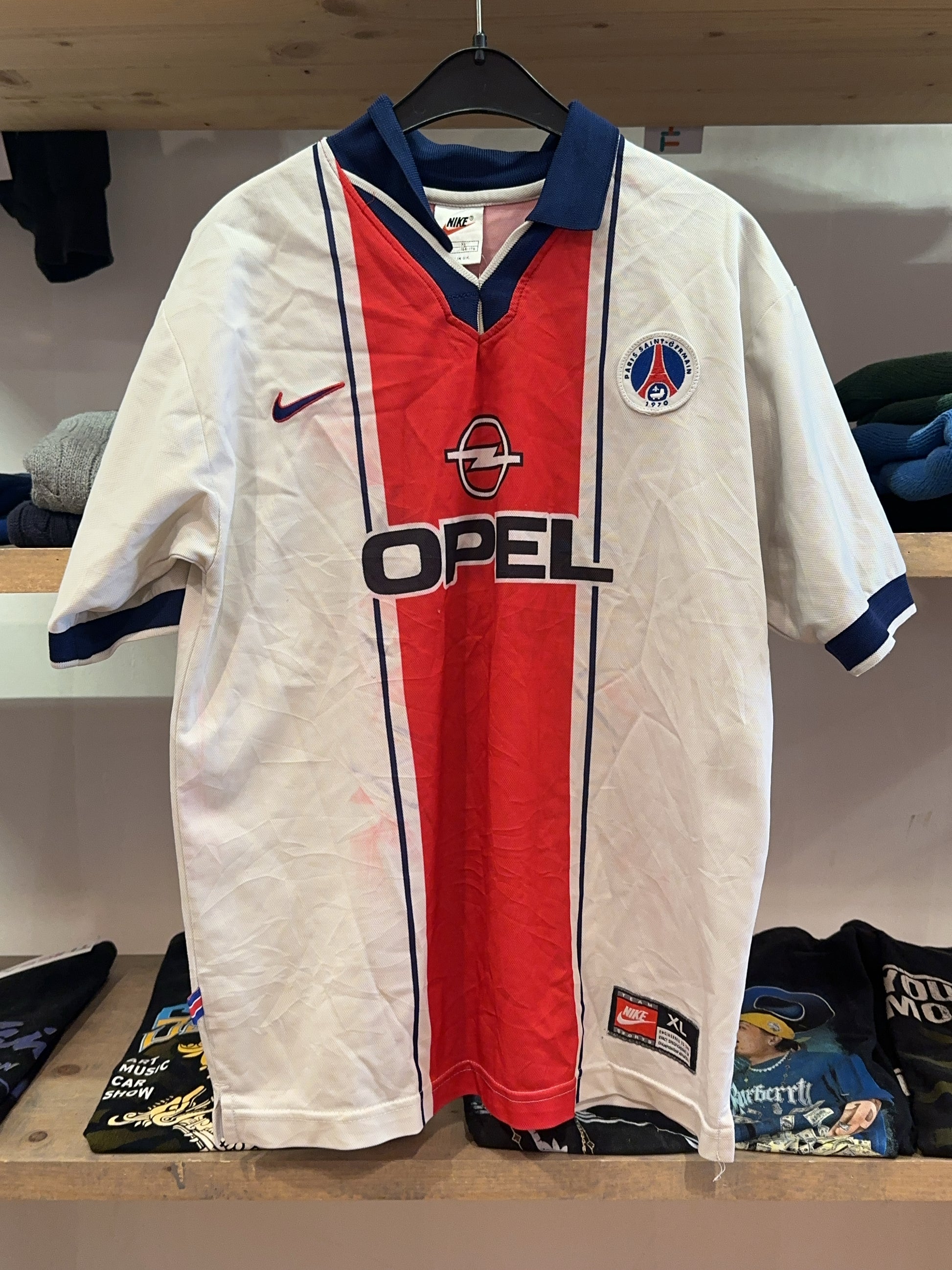 XS - 1997-1998 Paris Saint-Germain Nike Away Football Shirt