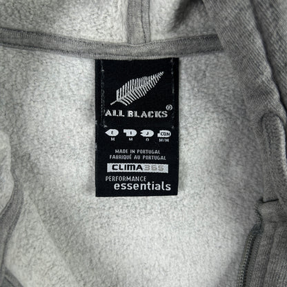 M - 2000's Adidas All Blacks New Zealand Zip Hoodie