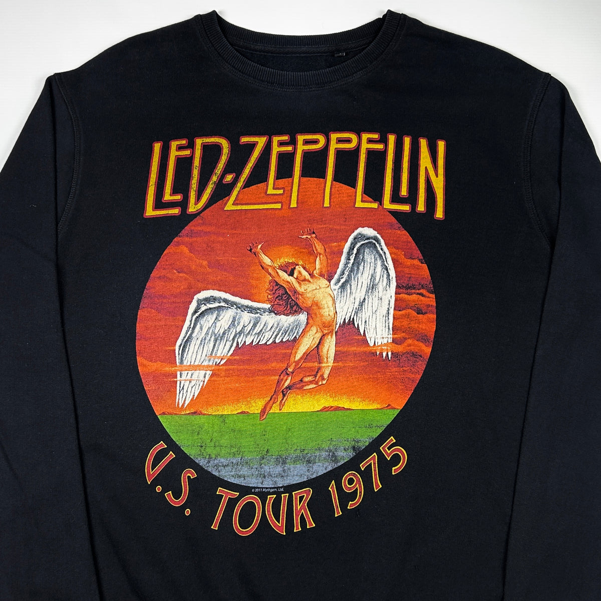 L - Led Zeppelin C.S. Tour 1975 Crewneck Sweatshirt