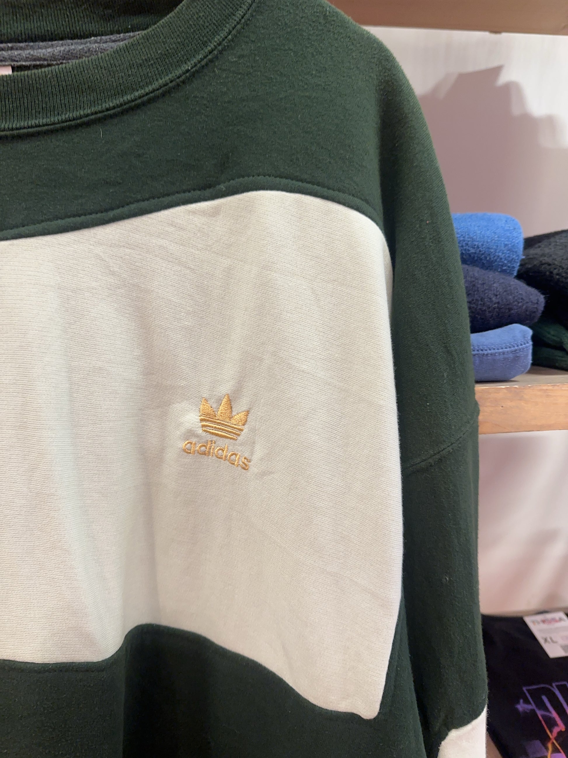 Vintage 2000's Adidas Reworked Sweatshirt - L