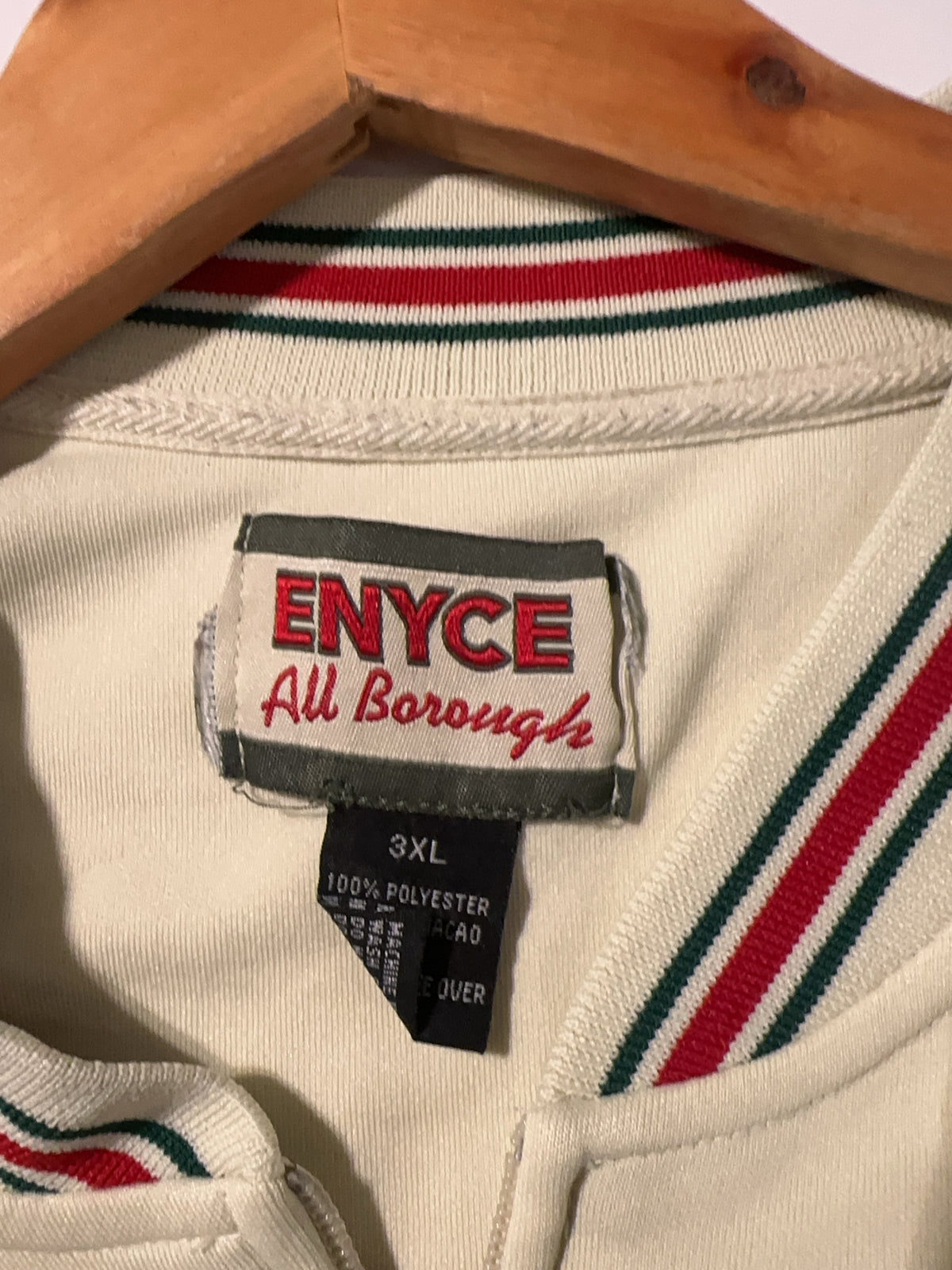 3XL - Enyce All Boroughs Zip-Up Jersey Shirt