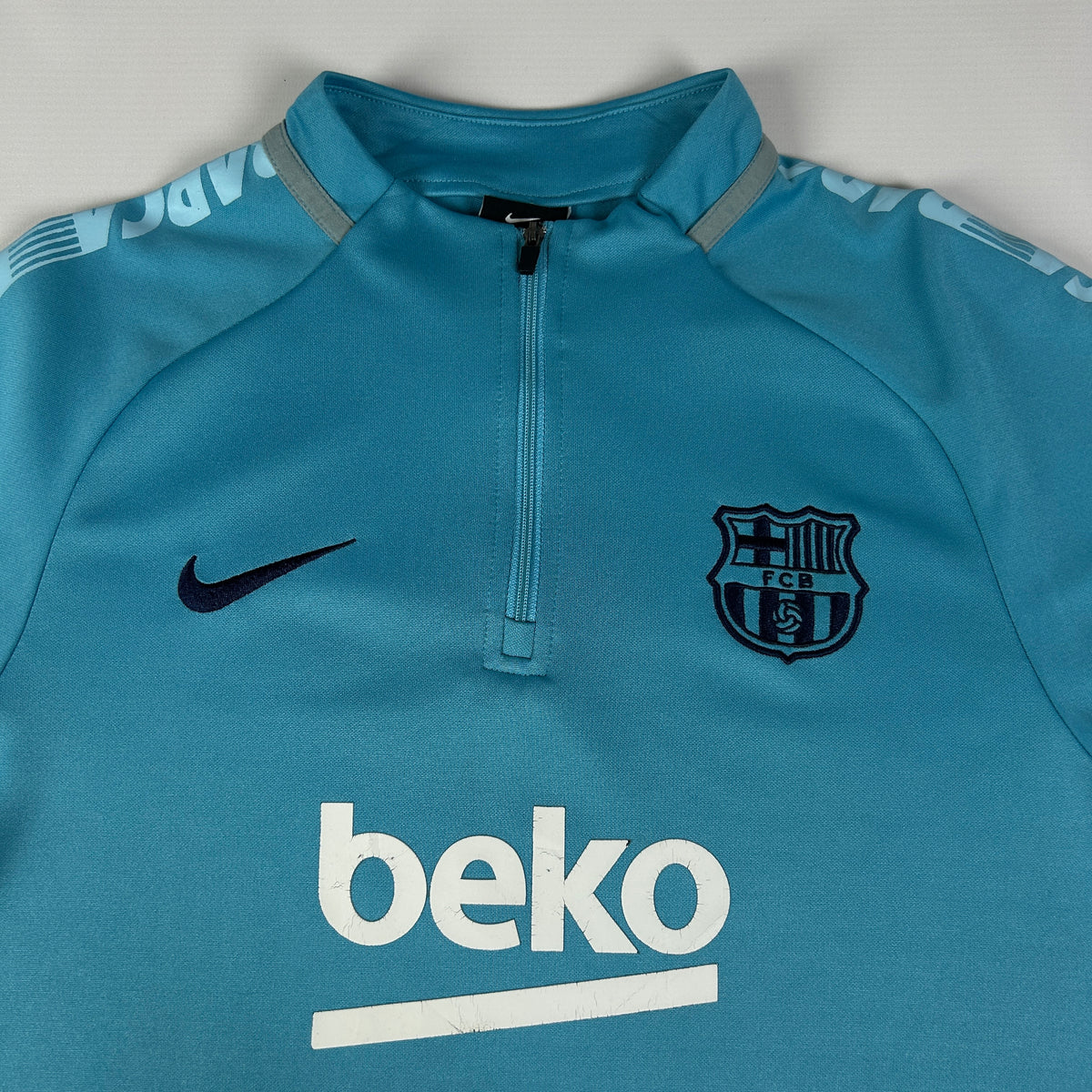 XS - 2019-202 Nike FC Barcelona Dri-FIT 1/4 Zip Training Top