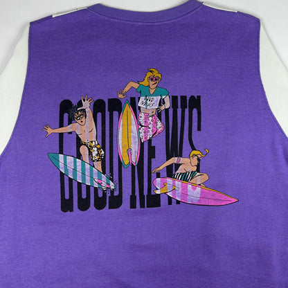 L - 2000's Good News Surf Graphic Sweatshirt