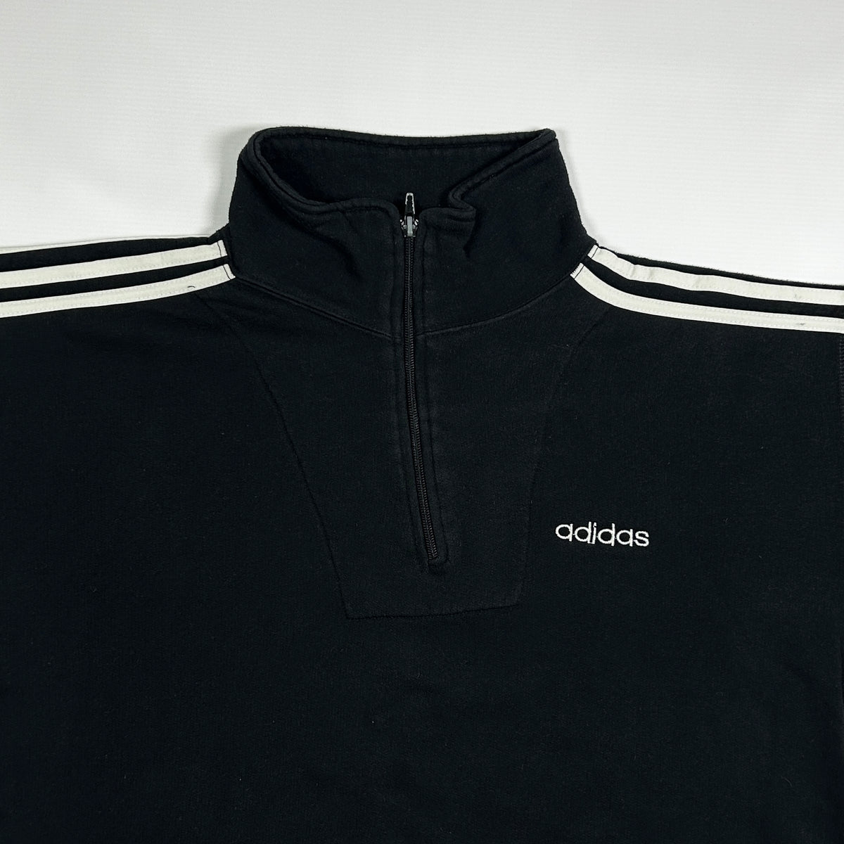 M - Vintage 1990's Adidas Three Stripes Quarterzip
