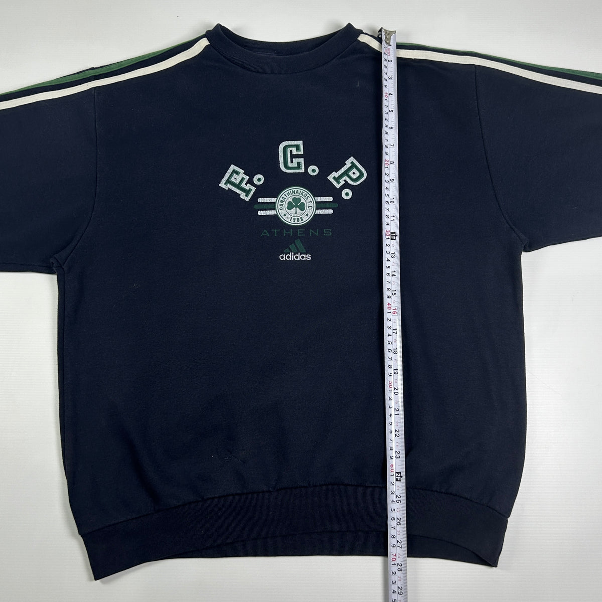 M - Vintage 1990's Adidas Panathinaikos Athens Crewneck Sweatshirt