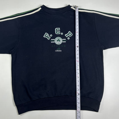 M - Vintage 1990's Adidas Panathinaikos Athens Crewneck Sweatshirt