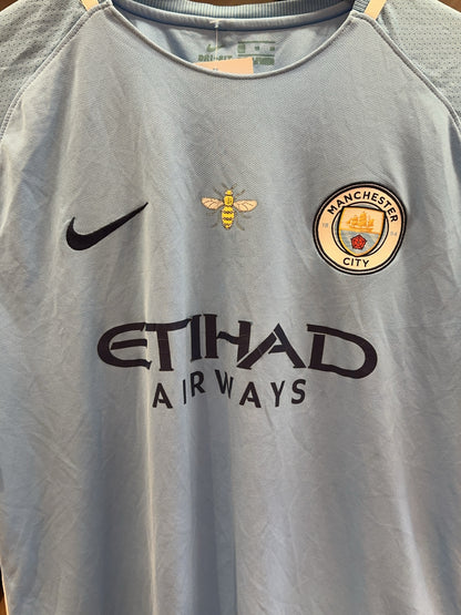 2017/18 Manchester City Nike Home Football Shirt - XL