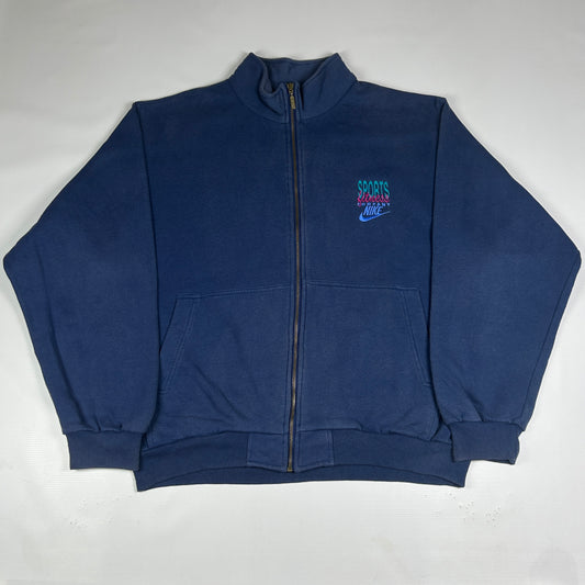 L - Vintage 1980's Nike Sports Fitness Company Full-zip jacket